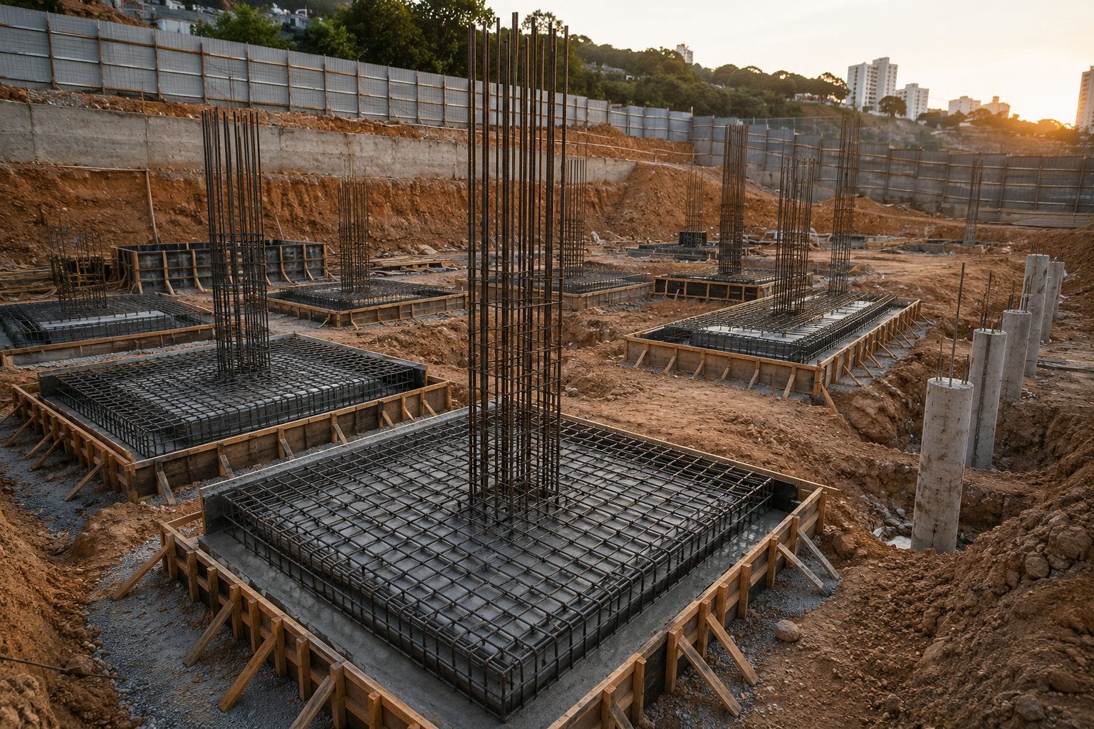 Execução de Obras Civis — Fundação, sapatas e estacas